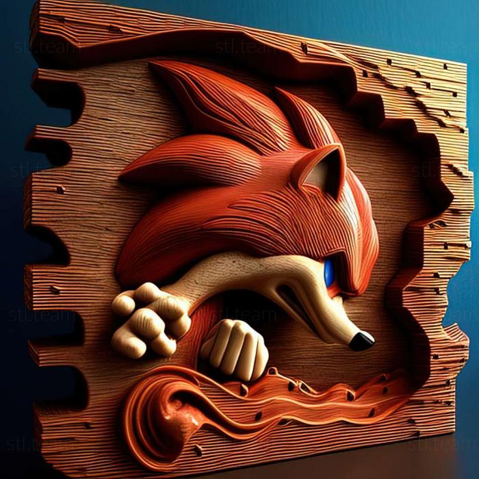 3D model Sonic the Hedgehog Knuckles game (STL)